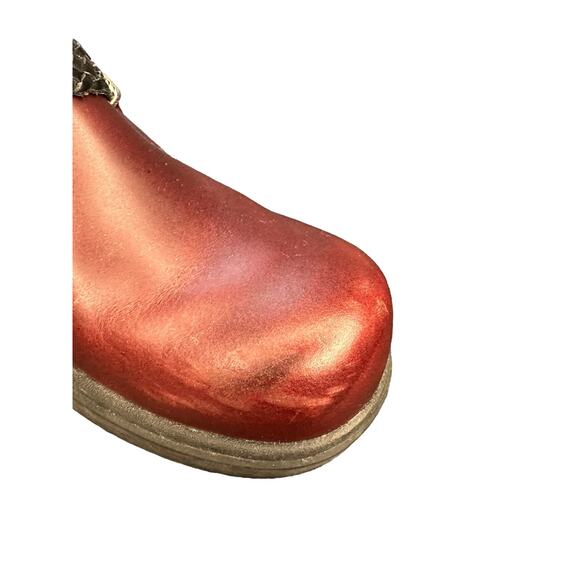 Ariat Burgundy Leather Western‎ Cowgirl Braided Slip On Mule Clogs Size 8 - Picture 5 of 11